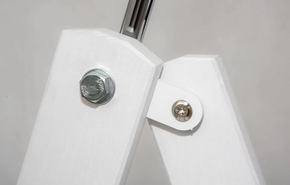 Стремянка деревянная Hoz-Block Серж 6 ступеней Белая (арт. СДР-6Б) от магазина ЛесКонПром.ру