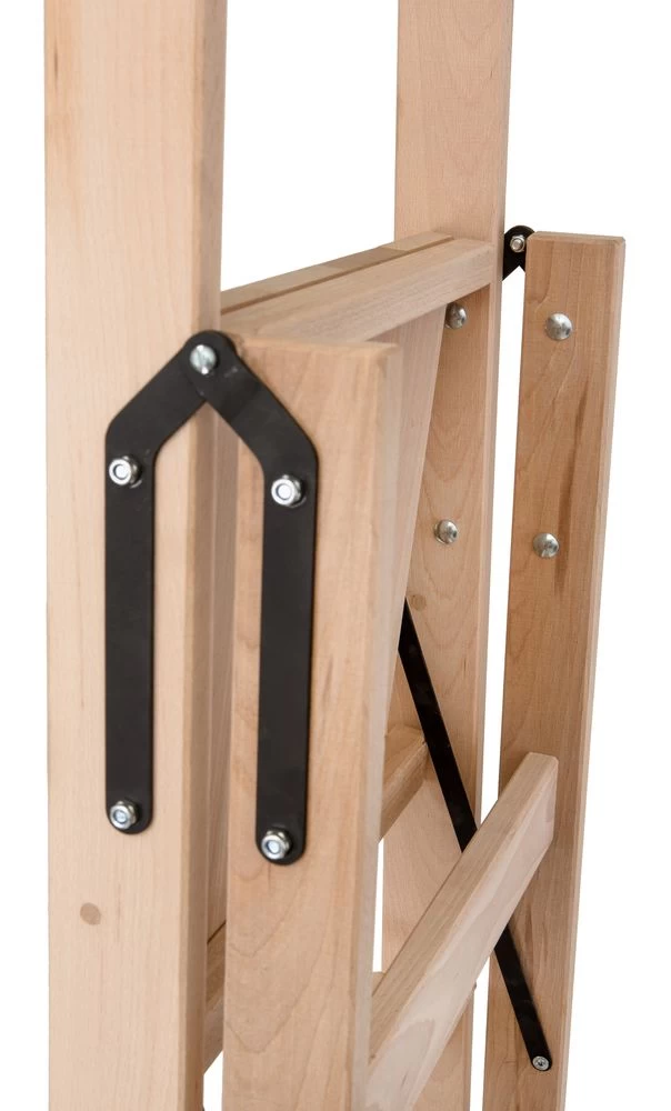 Стремянка деревянная односторонняя со ступенями Hoz-Block Электрик 5 ступеней (арт. СДЭ-5) от магазина ЛесКонПром.ру