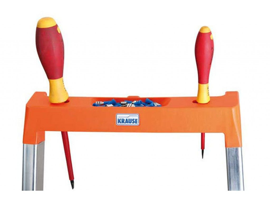 Стремянка алюминиевая Krause Solidy 8 ступеней (арт. 126269) от магазина ЛесКонПром.ру