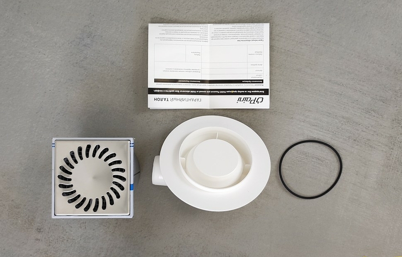 Душевой трап Paini 425NXL с решеткой Хром от магазина ЛесКонПром.ру