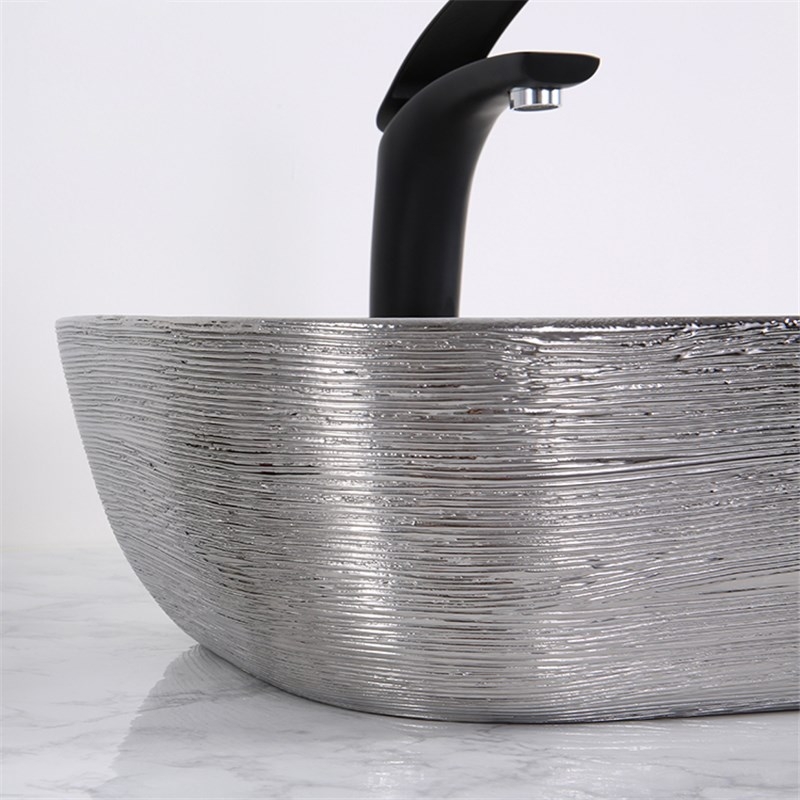 Раковина-чаша Mira 46 MR-4632LWS Белая Серебро от магазина ЛесКонПром.ру