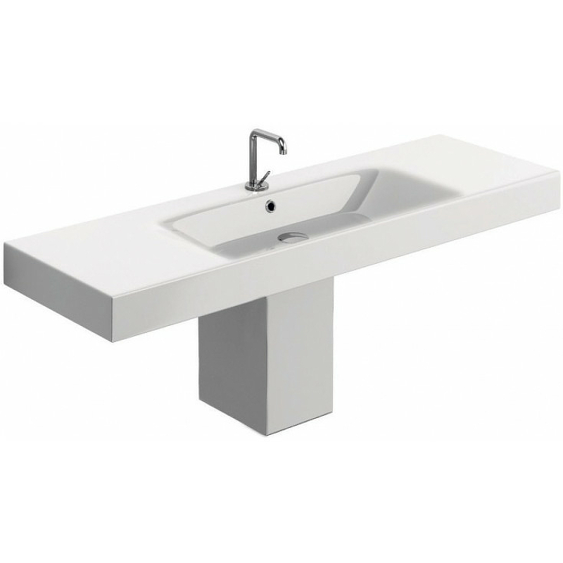 Раковина Kerasan Cento 140 353501*1 Белая от магазина ЛесКонПром.ру