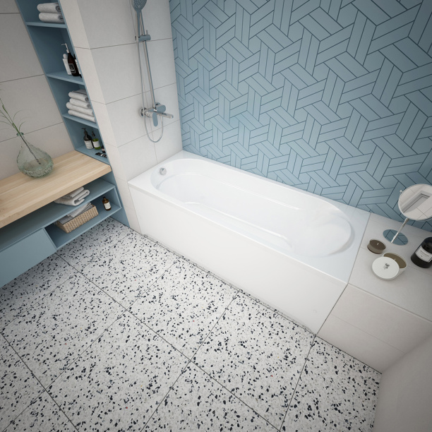 Акриловая ванна FLUMEN Inn 160х70 см от магазина ЛесКонПром.ру