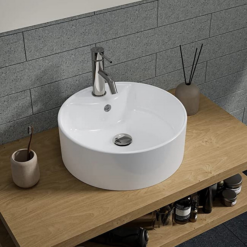 Раковина Bond 41 S03-410 Белая глянцевая от магазина ЛесКонПром.ру