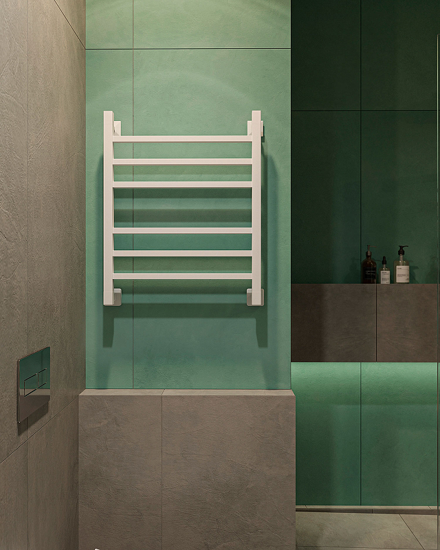 Водяной полотенцесушитель EWRIKA Деметра LP 60х50 Белый от магазина ЛесКонПром.ру