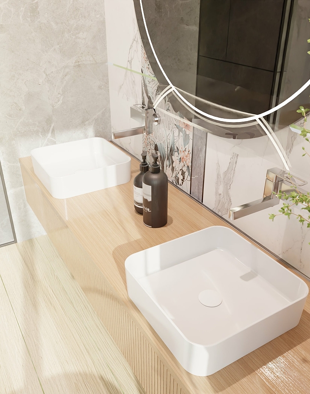 Раковина-чаша AQUAme 40 AQM5008 Белая глянцевая от магазина ЛесКонПром.ру