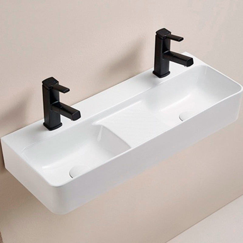 Раковина Comforty 80 78694 00-00012246 двойная Белая от магазина ЛесКонПром.ру