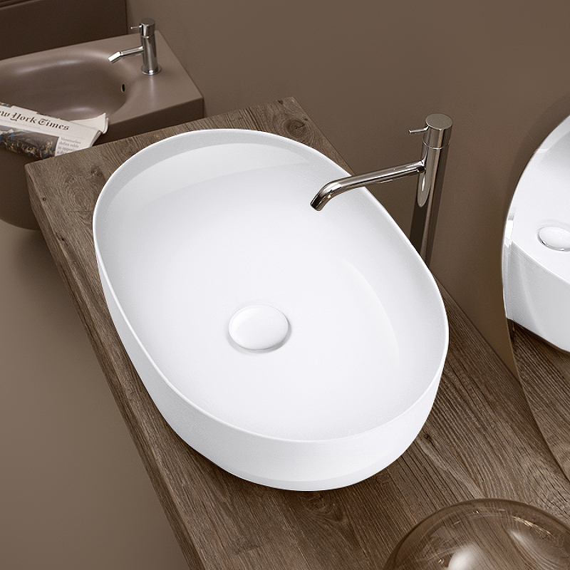 Раковина-чаша Kerasan Nolita 60 534301 Белая глянцевая от магазина ЛесКонПром.ру