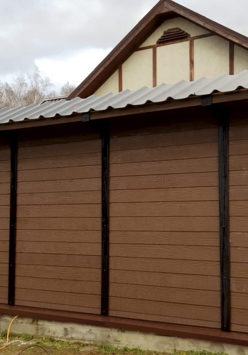 Сайдинг фиброцементный DECOVER 3600x190x8 мм, Mokko от магазина ЛесКонПром.ру