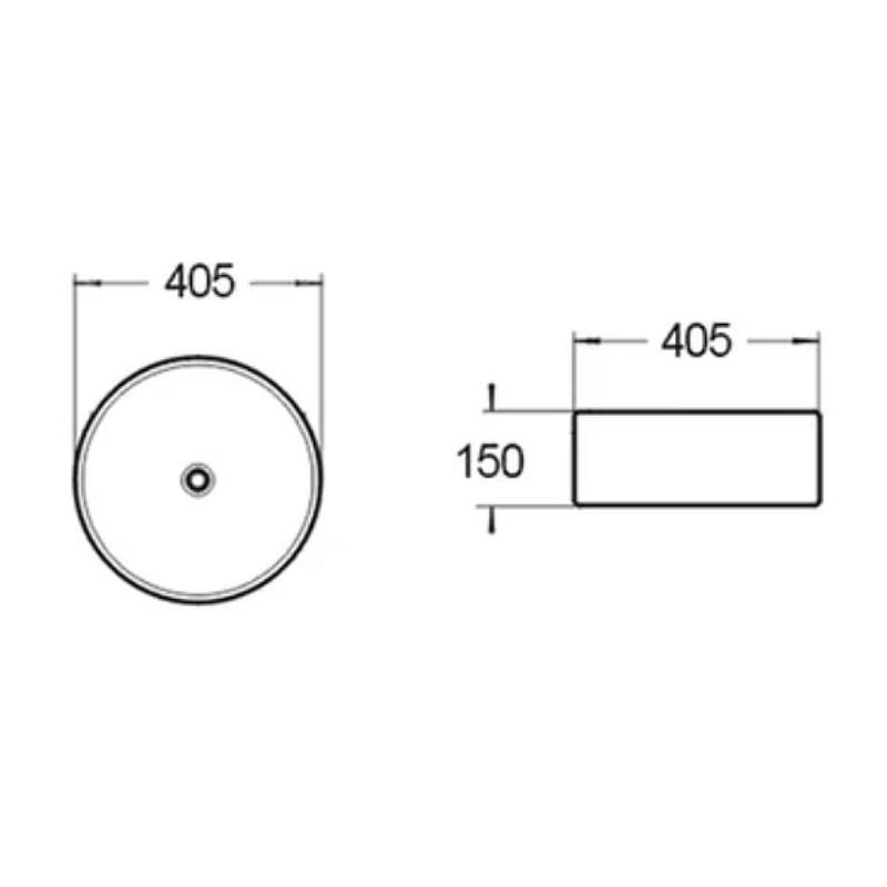 Раковина-чаша Comforty 40.5 7078A 00004148151 Белая от магазина ЛесКонПром.ру