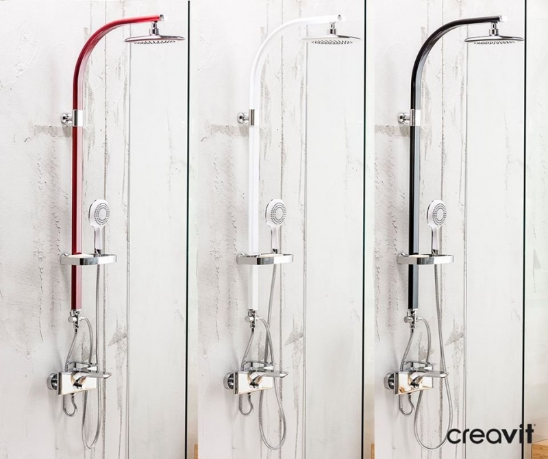 Душевая система Creavit SH771 Красная от магазина ЛесКонПром.ру