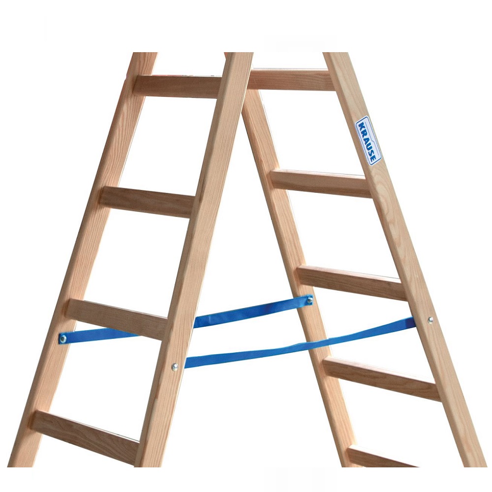 Стремянка деревянная двухсторонняя Krause Stabilo 2х4 ступени (арт. 170064) от магазина ЛесКонПром.ру