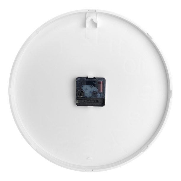 Часы настенные круглые Цветы d30 см белые от магазина ЛесКонПром.ру