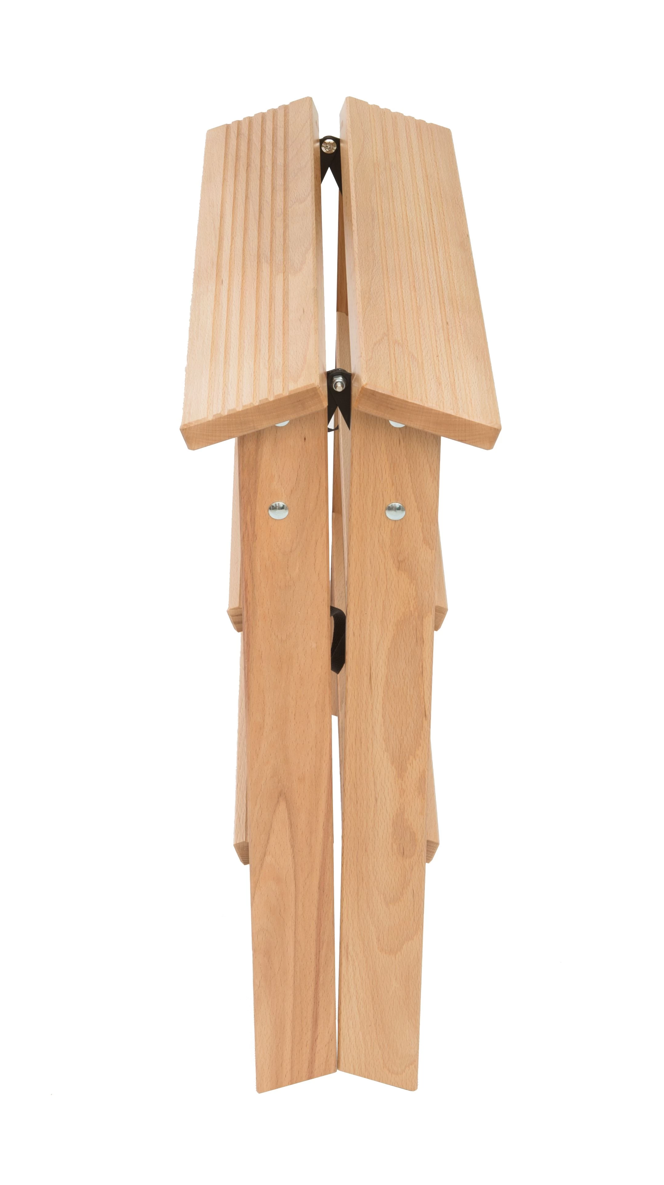 Стремянка двухсторонняя деревянная Hoz-Block Марк 3 ступени Светлая (арт. ДДС-3С) от магазина ЛесКонПром.ру