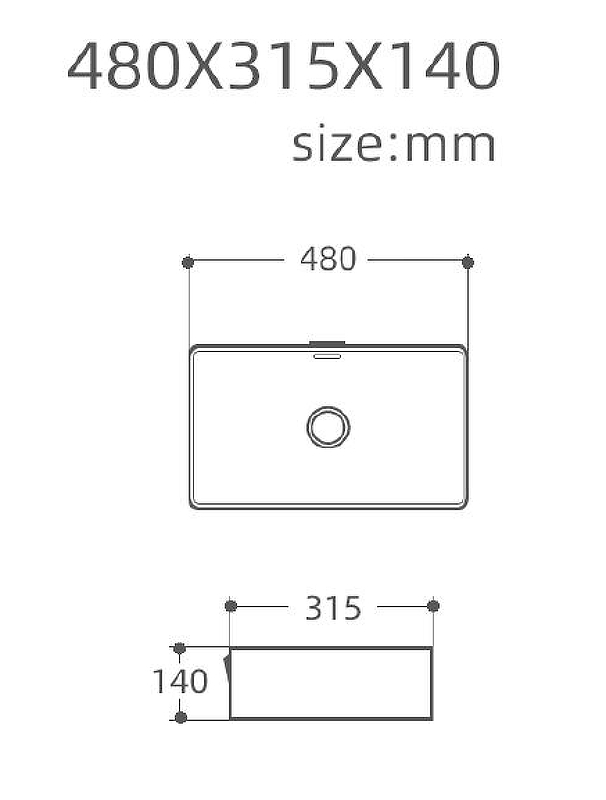 Раковина-чаша Aquanet Perfect-2 48 273674 Белая от магазина ЛесКонПром.ру