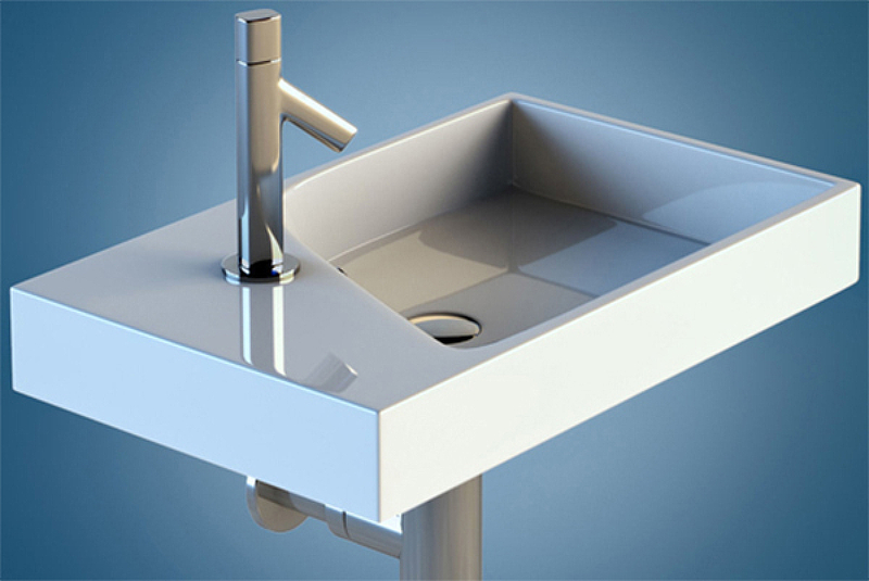 Раковина Jacob Delafon Rythmik 60 EXQ112-Z-00 Белая от магазина ЛесКонПром.ру