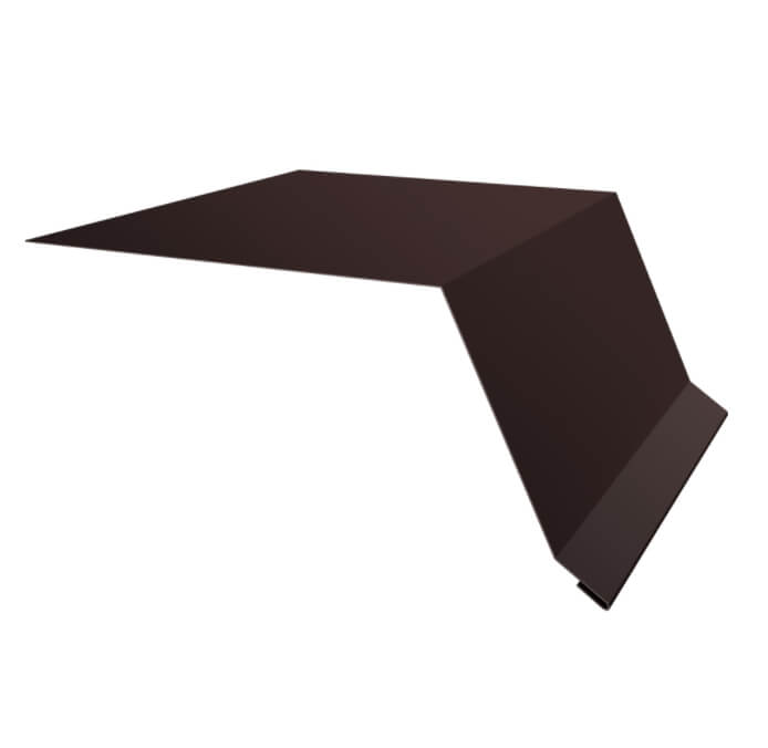 Планка карнизная Grand Line 100х55х2000х0,45 мм PE RAL 8017 от магазина ЛесКонПром.ру