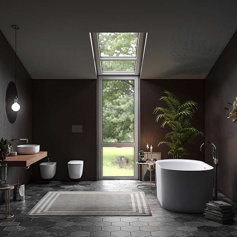 Раковина-чаша Kerasan Nolita 60 534359 Grigio matt от магазина ЛесКонПром.ру