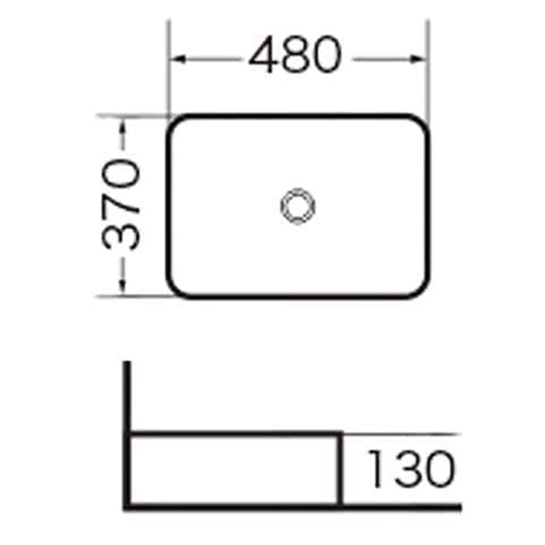 Раковина на столешницу GROSSMAN 48х37х13 см белый от магазина ЛесКонПром.ру