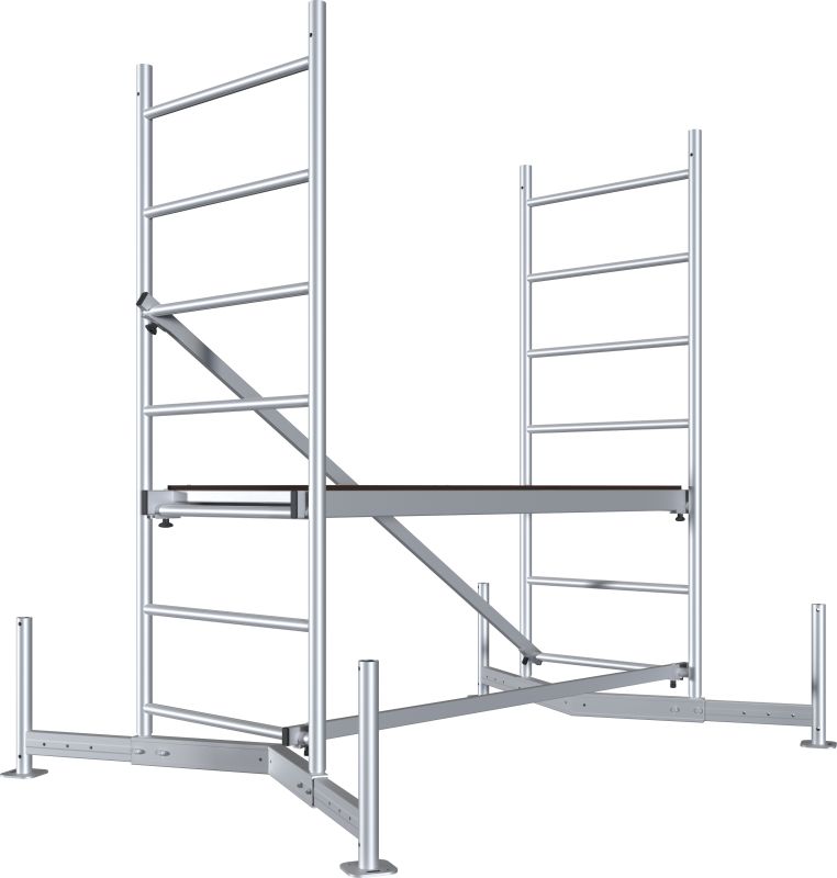 Алюминиевая Вышка-тура KRAUSE CLIMTEC базовая конструкция от магазина ЛесКонПром.ру