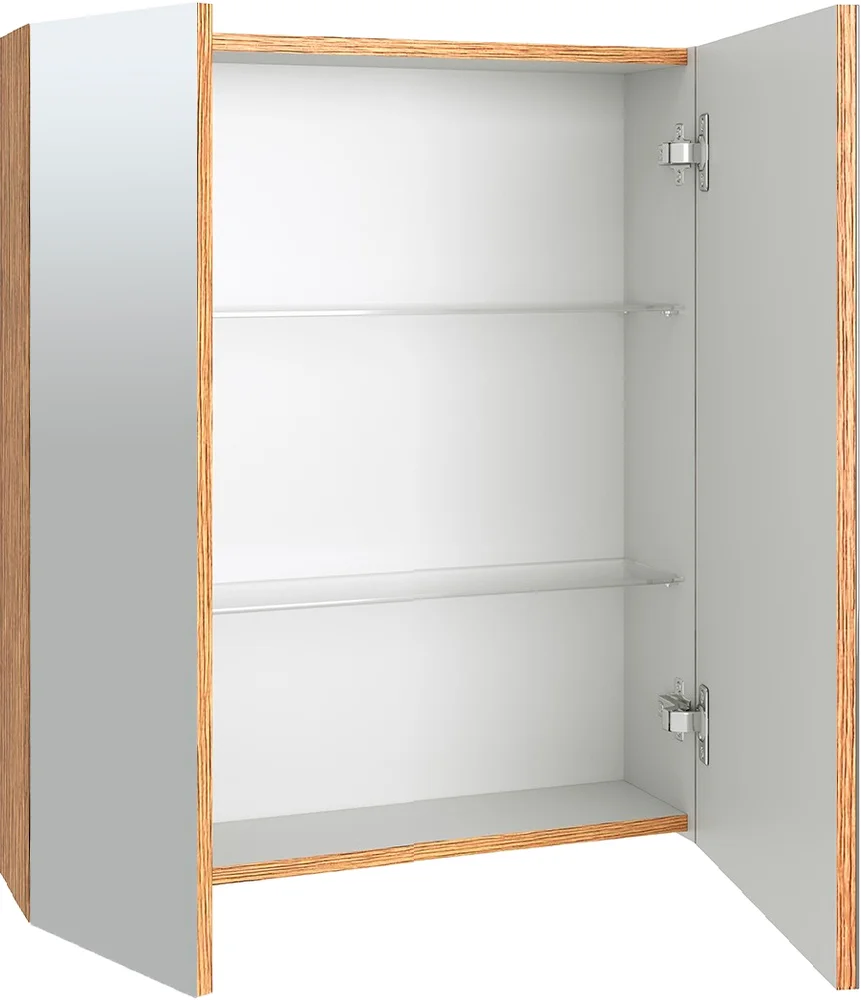 Зеркало-шкаф Emmy Дакота 60 рустик соломенный от магазина ЛесКонПром.ру