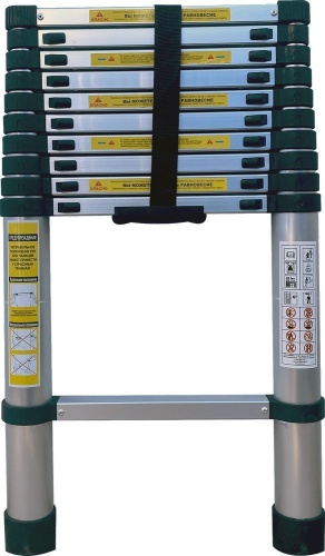 Односекционная телескопическая лестница HOZ-BLOCK 3,2м от магазина ЛесКонПром.ру