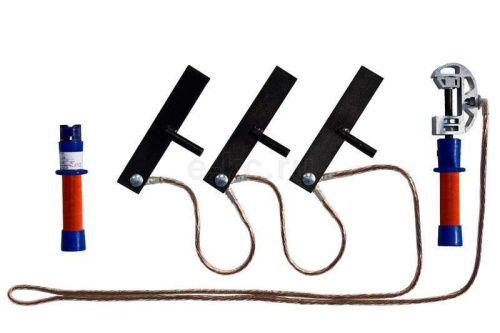 Заземление переносное ДИЭЛЕКТРИК  для распределительных устройств ПЗРУ-2Д от магазина ЛесКонПром.ру