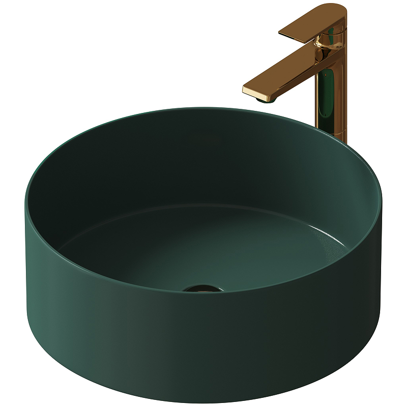 Раковина-чаша Grossman 40 GR-3013OLM Светло-зеленая матовая от магазина ЛесКонПром.ру