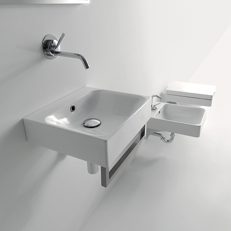 Раковина Kerasan Cento 40 353901*0 Белая от магазина ЛесКонПром.ру