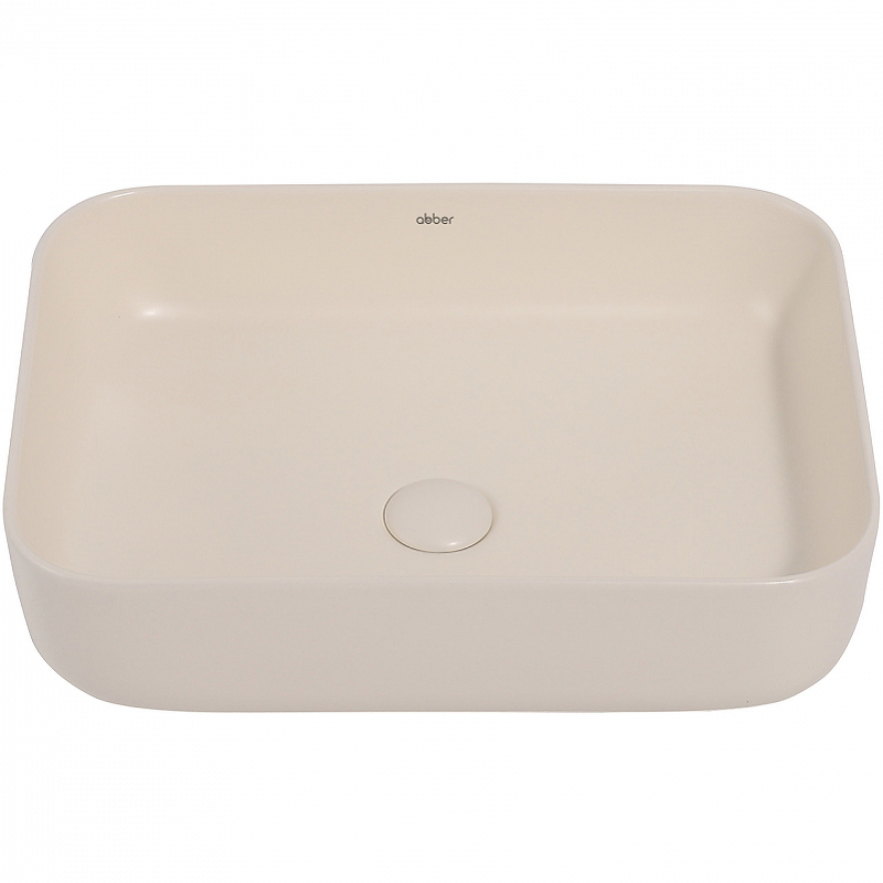 Раковина-чаша Abber Rechteck 50 AC2202MBE Светло-бежевая матовая от магазина ЛесКонПром.ру