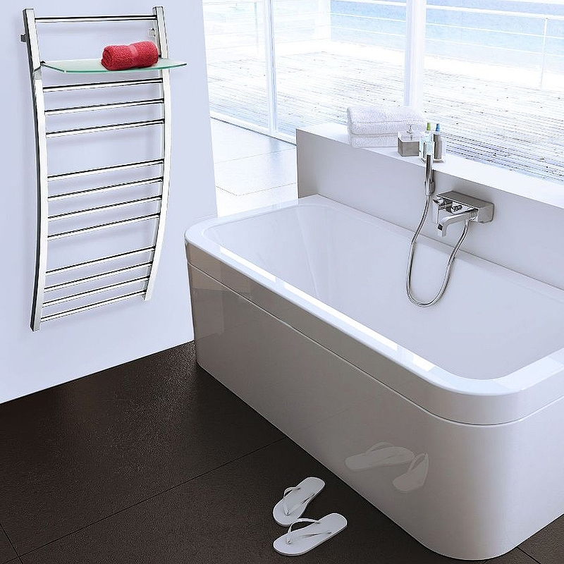 Водяной полотенцесушитель Grota Vela 480х1200 Хром от магазина ЛесКонПром.ру