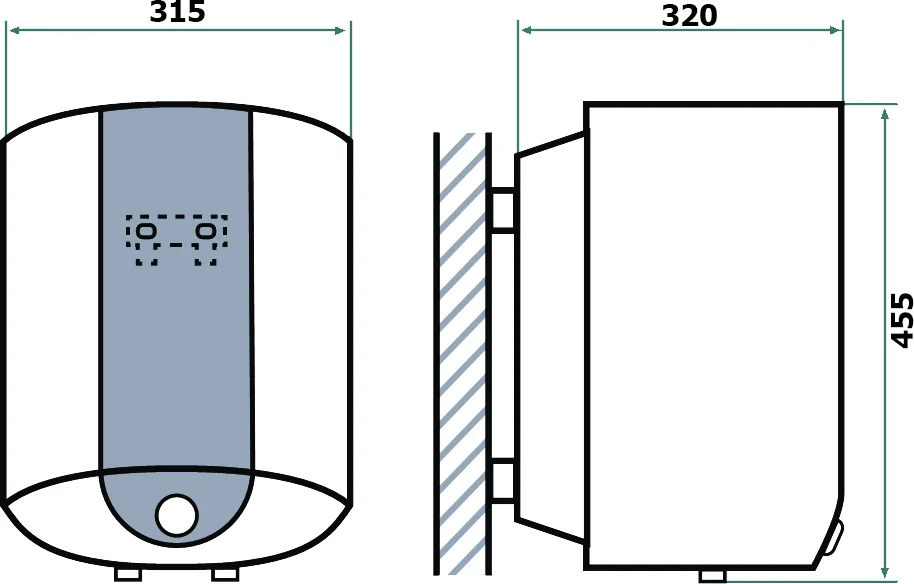 Накопительный водонагреватель Thermex Blitz IBL 15 O электрический от магазина ЛесКонПром.ру