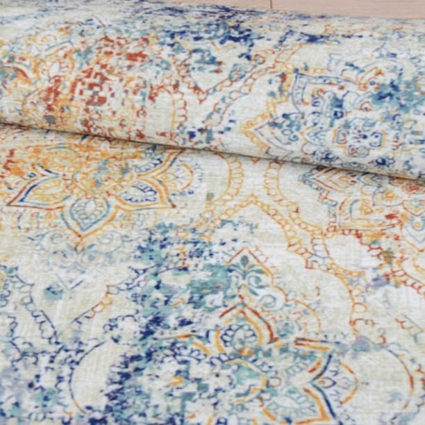 Ковер Шенилл Ява 0,7х1,1 м голубой от магазина ЛесКонПром.ру