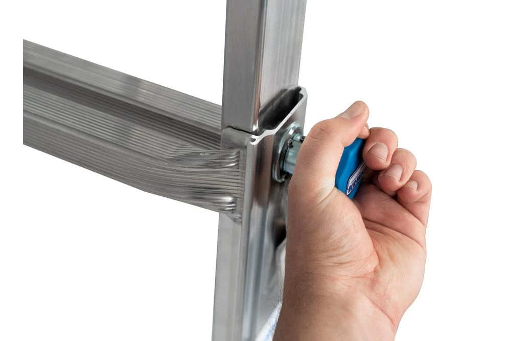 Шарнирная телескопическая лестница 4х5 STABILO KRAUSE арт. 133960 от магазина ЛесКонПром.ру