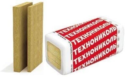 Плита минераловатная ТЕХНОНИКОЛЬ Техновент Оптима 1200х600х120 мм, 2 шт от магазина ЛесКонПром.ру