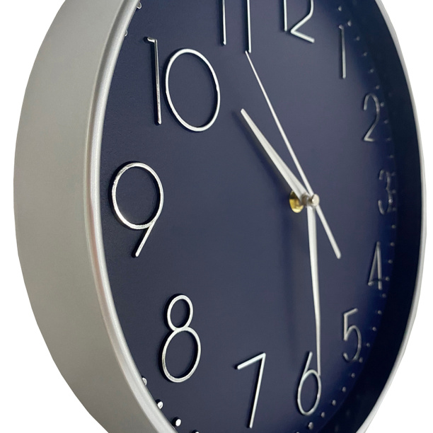 Часы настенные круглые Silver d30 см от магазина ЛесКонПром.ру