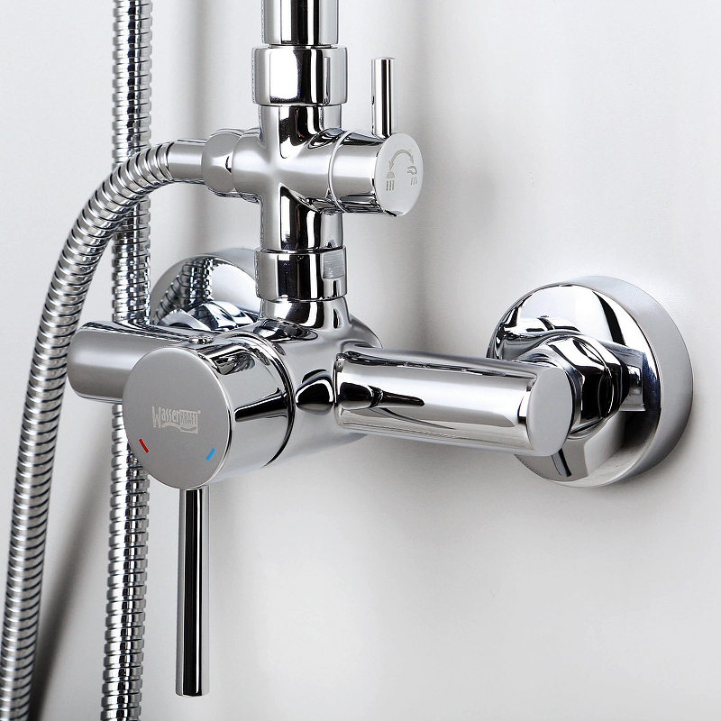 Душевая система WasserKRAFT A12202 Хром от магазина ЛесКонПром.ру