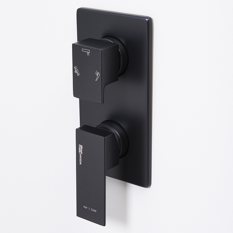 Душевая система WasserKRAFT A16162 Черная матовая от магазина ЛесКонПром.ру