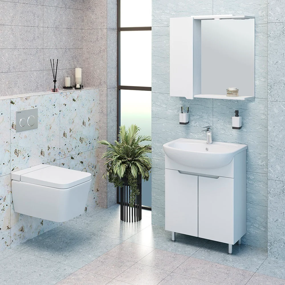 Зеркало Emmy Агата 65 L от магазина ЛесКонПром.ру