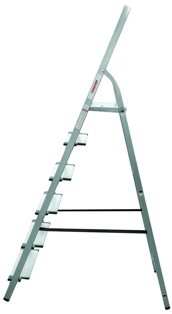 Стремянка алюминиевая с широкой ступенью Новая Высота 6 ступеней (арт. 1117106) от магазина ЛесКонПром.ру