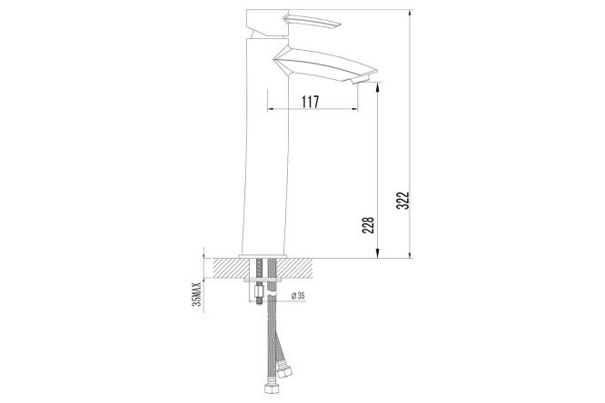 Смеситель LEMARK Atlantiss 80440911 от магазина ЛесКонПром.ру