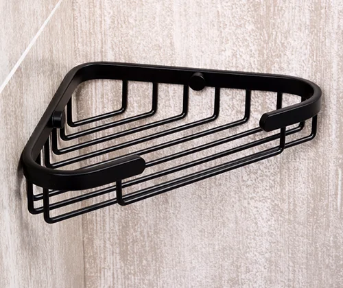 Полка Wasserkraft K-733BLACK угловая от магазина ЛесКонПром.ру