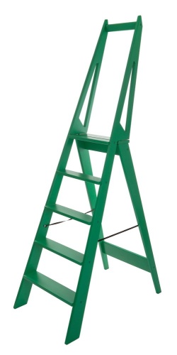 Стремянка деревянная Hoz-Block Стиль 5 ступеней Изумруд (арт. СДС-5И) от магазина ЛесКонПром.ру