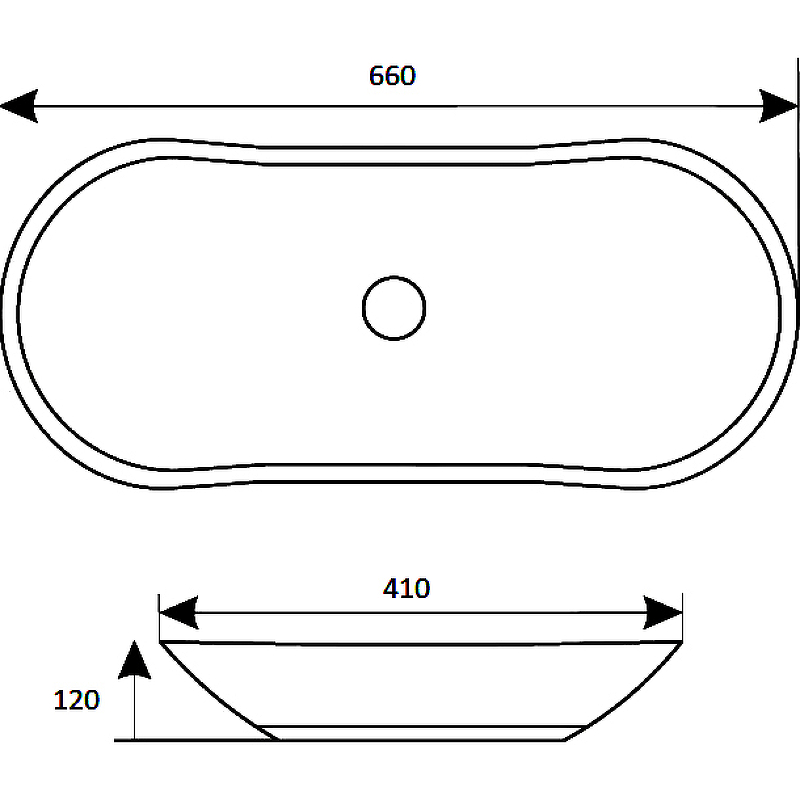 Раковина-чаша Mira 66 MR-6641MB Черная матовая от магазина ЛесКонПром.ру