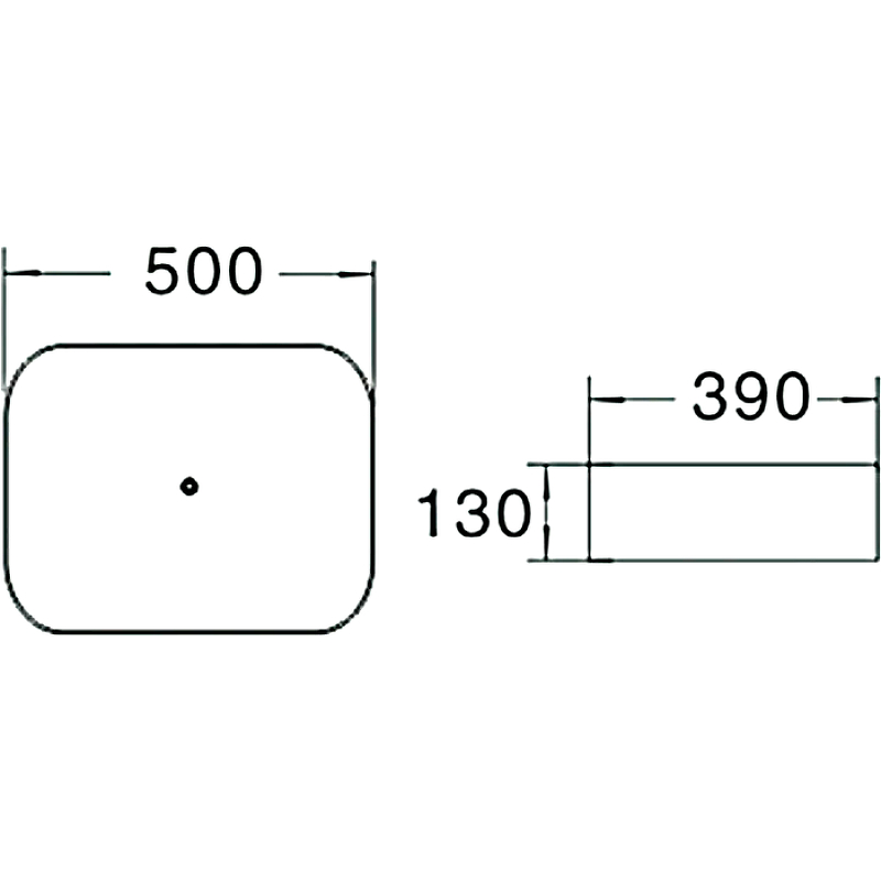 Раковина SantiLine 50 SL-1051MW Белая матовая от магазина ЛесКонПром.ру