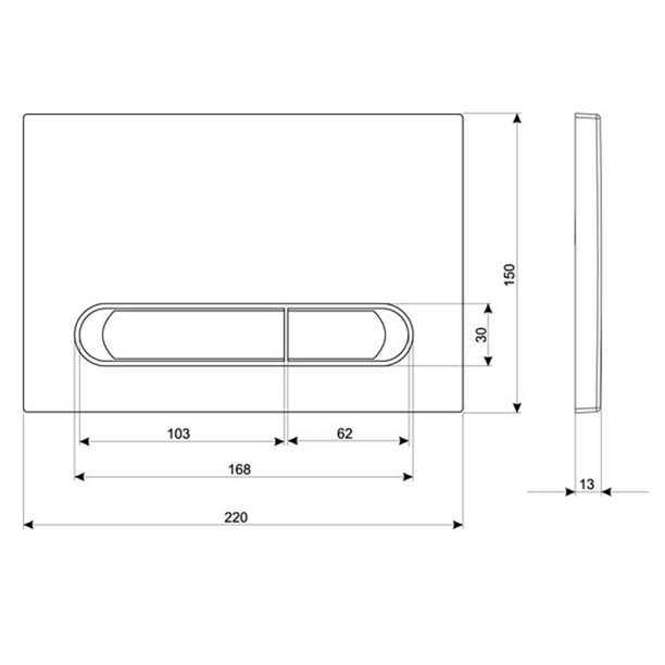 Инсталляция Cersanit Estetica с унитазом, сиденьем, кнопкой хром от магазина ЛесКонПром.ру