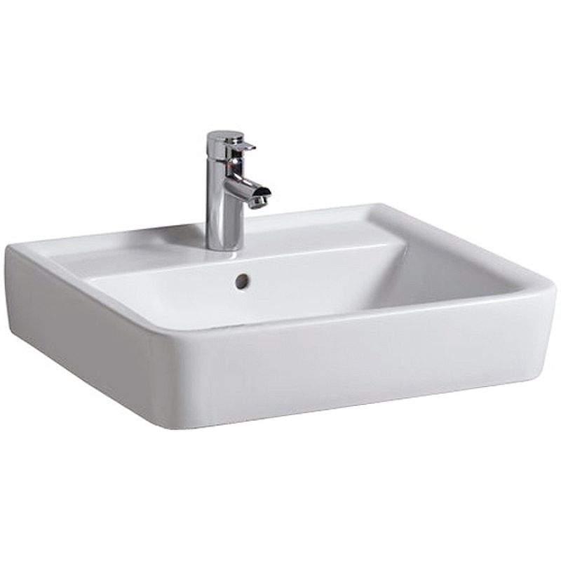 Раковина Geberit Renova Nr.1 Plan 55 222255000 Белая от магазина ЛесКонПром.ру