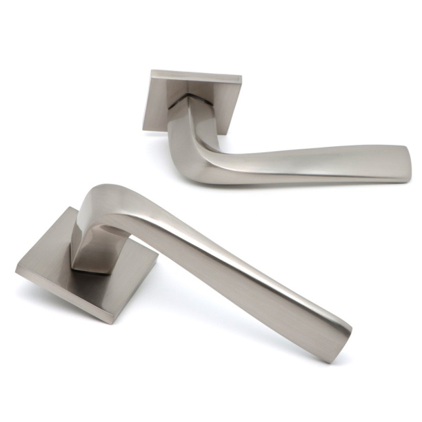 Ручки дверные NEODECO Cloud EN никель от магазина ЛесКонПром.ру