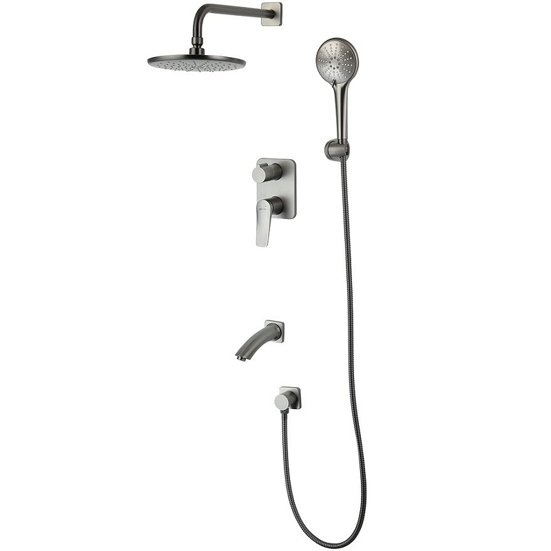 Душевая система Lemark Bronx LM3722GM Графит от магазина ЛесКонПром.ру