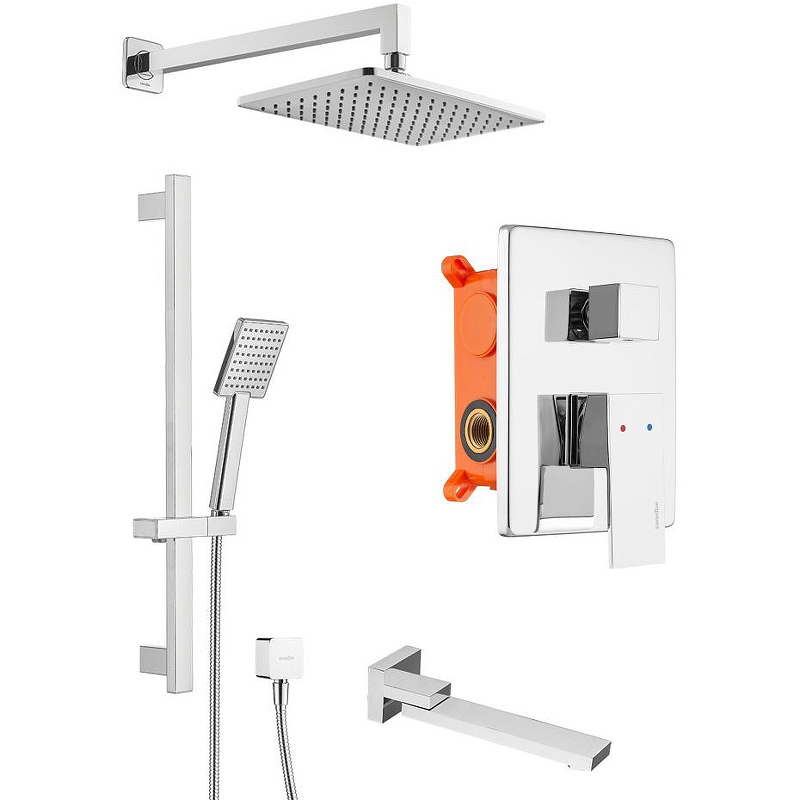 Душевая система Swedbe Platta 5545 Хром от магазина ЛесКонПром.ру